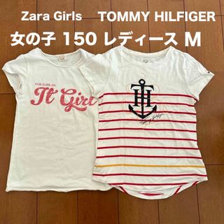 TOMMY HILFIGER - 女の子 150 半袖Tシャツ Zara Girls/TOMMY HILFIGER