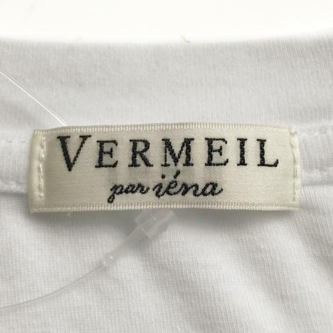 VERMEIL par iena(ヴェルメイユ パー イエナ) 長袖カットソー レディース - 白 Vネック レディースのトップス(カットソー(長袖/七分))の商品写真