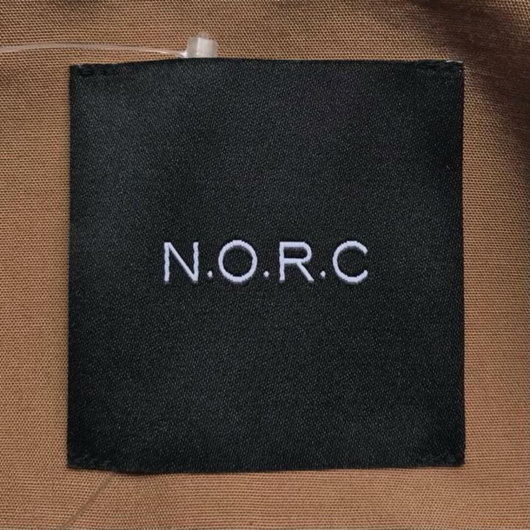 N.O.R.C(ノーク) 半袖カットソー サイズ2 M レディース美品  - ブラウン Vネック レディースのトップス(カットソー(半袖/袖なし))の商品写真