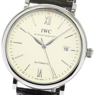 インターナショナルウォッチカンパニー(IWC)のIWC IWC SCHAFFHAUSEN IW356501 ポートフィノ デイト 自動巻き メンズ 良品 _804935(腕時計(アナログ))