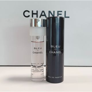 シャネル(CHANEL)の【シャネル】⭐️ブルードゥ シャネル EDP トラベル スプレイ 本体&レフィル(香水(男性用))