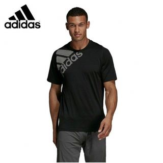 アディダス(adidas)の【未使用タグ付】adidasメンズTシャツ　黒色(Tシャツ/カットソー(半袖/袖なし))