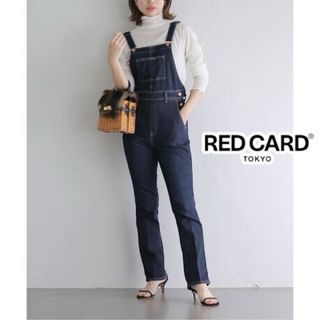 レッドカード(RED CARD)の★美品★RED CARD TOKYO デニムサロペット Lauryn ローリン(サロペット/オーバーオール)