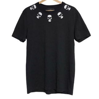 GIVENCHY(ジバンシー) 半袖Tシャツ サイズS メンズ - 黒×白 クルーネック/スカル