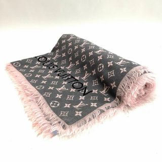 LOUIS VUITTON - LOUIS VUITTON(ルイヴィトン) ストール(ショール) エトールテリングモノグラム M73667 グリ・クレール ウール 100%