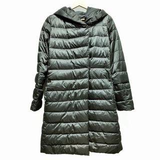 マックスマーラ(Max Mara)のMax Mara(マックスマーラ) ダウンコート サイズ40 M レディース美品  - グレー 長袖/リバーシブル/キルティング/The Cube/冬(ダウンコート)