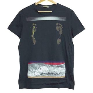 Balenciaga - BALENCIAGA(バレンシアガ) 半袖Tシャツ サイズS メンズ - ダークグリーン×グレー×マルチ クルーネック