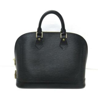 ルイヴィトン(LOUIS VUITTON)のLOUIS VUITTON(ルイヴィトン) ハンドバッグ エピ アルマ M52142 ノワール×ゴールド金具 レザー（LVロゴの刻印入り）(ハンドバッグ)