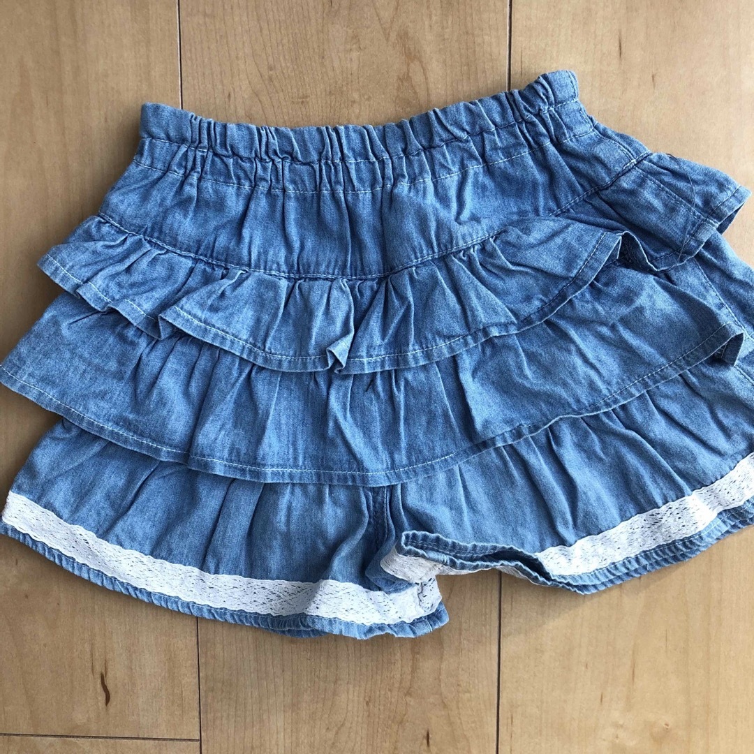 ベビーキッズ　ワンピース　パンツ 3点 キッズ/ベビー/マタニティのキッズ服女の子用(90cm~)(ワンピース)の商品写真