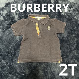 BURBERRY - BURBERRY 半袖ポロシャツ　2T 