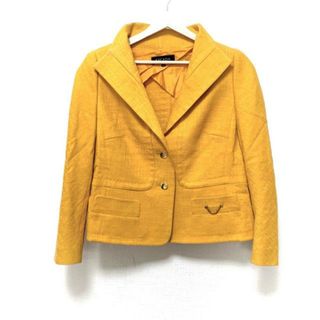 エスカーダ(ESCADA)のESCADA(エスカーダ) ジャケット サイズ40 XL レディース美品  オレンジ 肩パッド/春・秋物(その他)