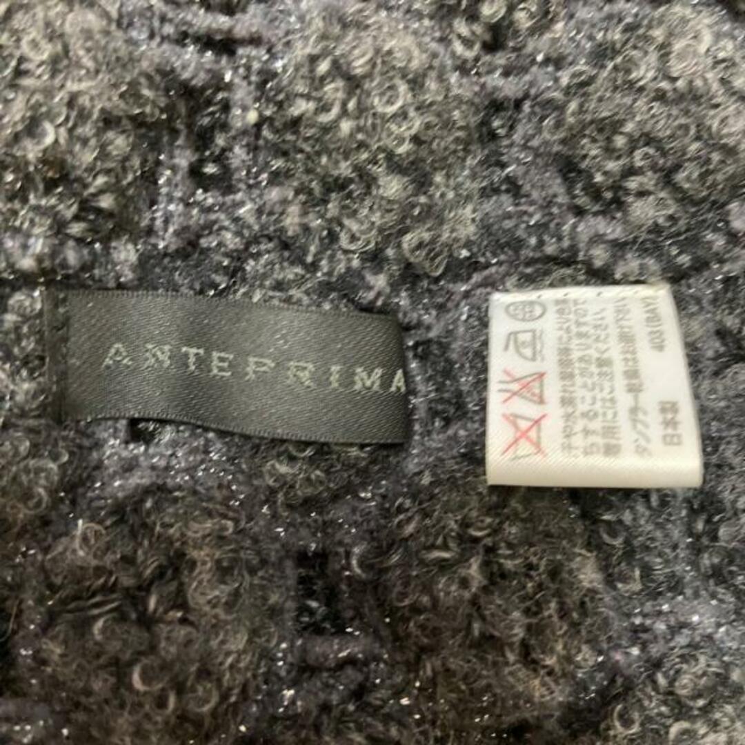 ANTEPRIMA(アンテプリマ)のANTEPRIMA(アンテプリマ) マフラー - 黒×シルバー スヌード ウール×アクリル×化学繊維 レディースのファッション小物(マフラー/ショール)の商品写真