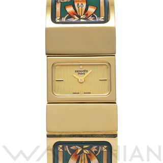 エルメス(Hermes)の中古 エルメス HERMES L01.201 シャンパン レディース 腕時計(腕時計)