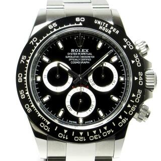 ROLEX - ROLEX(ロレックス) 腕時計美品  デイトナ 116500LN メンズ SS/セラミックベゼル/13コマ(フルコマ)/ランダムルーレット/クロノグラフ/2022.01 黒