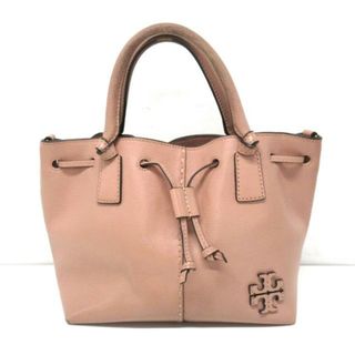 トリーバーチ(Tory Burch)のTORY BURCH(トリーバーチ) ハンドバッグ レディース マックグロースモールドローストリングサッチェル 85119 ピンク レザー(ハンドバッグ)