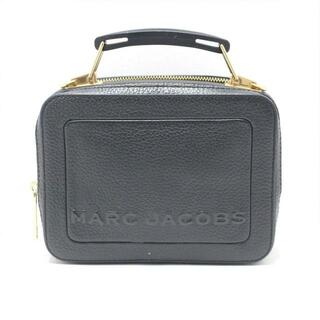 マークジェイコブス(MARC JACOBS)のMARC JACOBS(マークジェイコブス) ハンドバッグ美品  ザ テクスチャード ボックス 20 黒 レザー(ハンドバッグ)