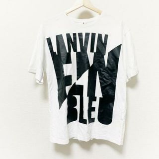 LANVIN en Bleu - LANVIN en Bleu(ランバンオンブルー) 半袖Tシャツ サイズ48 XL メンズ 白×黒