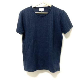 LANVIN en Bleu(ランバンオンブルー) 半袖Tシャツ サイズ48 XL メンズ美品  ダークネイビー