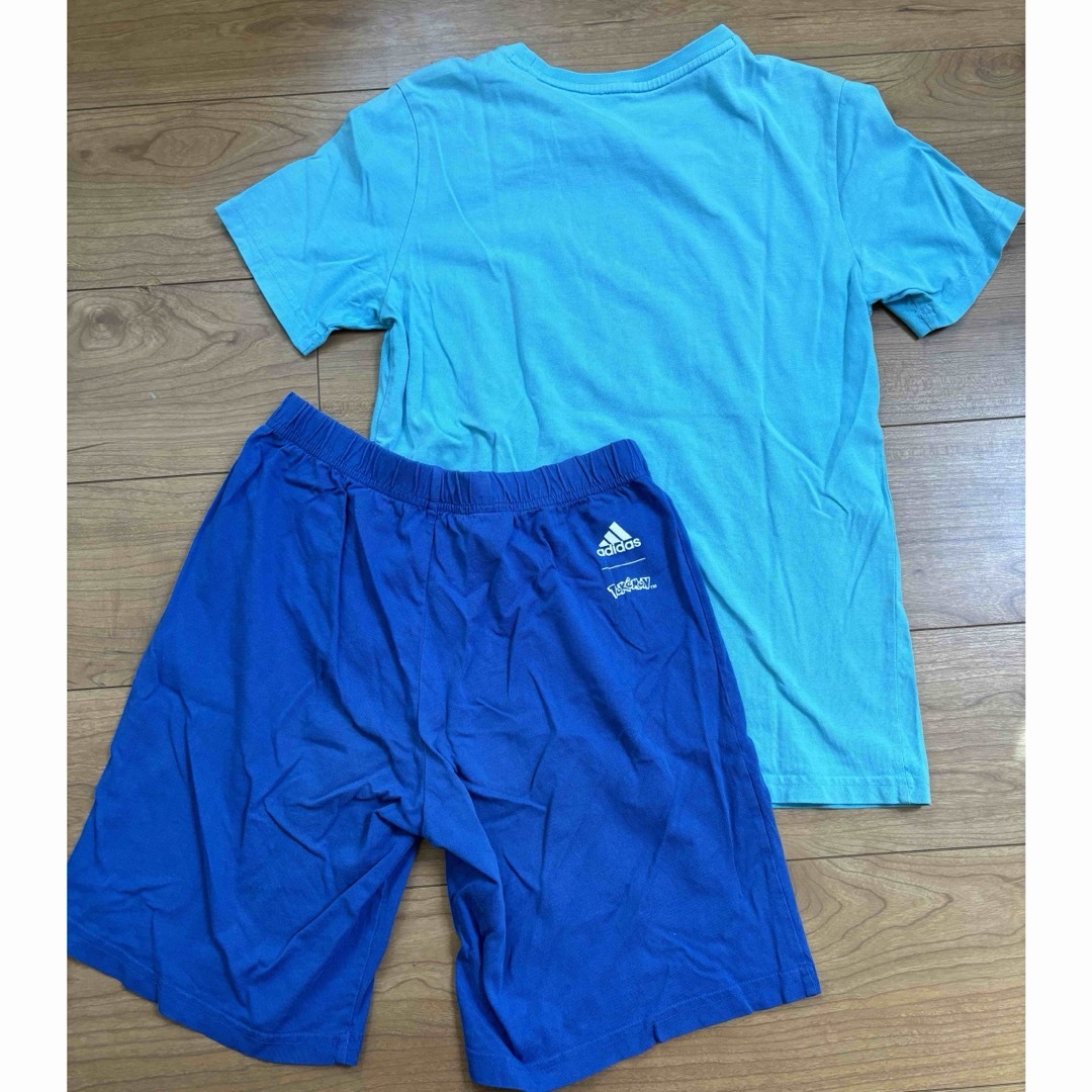 adidas(アディダス)のadidas ポケモン セットアップ Ｔシャツ ハーフパンツ　150 キッズ/ベビー/マタニティのキッズ服男の子用(90cm~)(その他)の商品写真