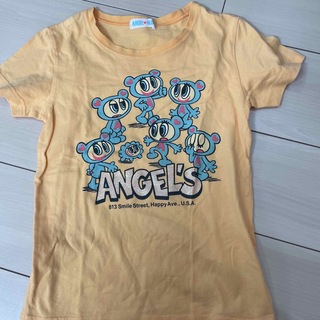 ナルミヤ(NARUMIYA)の【ANGEL BLUE】半袖Tシャツ　140 オレンジ(Tシャツ/カットソー)