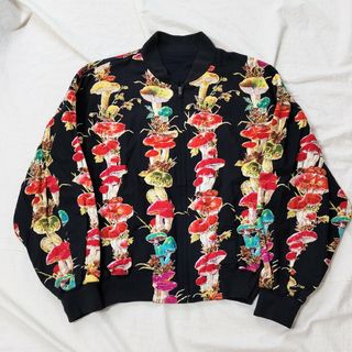 KENZO - アーカイブヴィンテージケンゾーKENZOマッシュルーム柄MA1ボンバージャケット