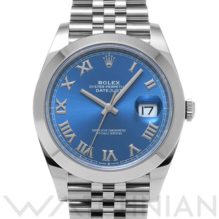ロレックス(ROLEX)の中古 ロレックス ROLEX 126300 ランダムシリアル アズーロブルー メンズ 腕時計(腕時計(アナログ))