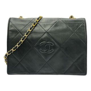 シャネル(CHANEL)のCHANEL(シャネル) ショルダーバッグ ワイルドステッチ 黒 ゴールド金具/チェーンショルダー ラムスキン(ショルダーバッグ)