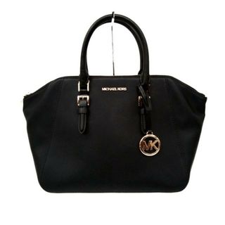 マイケルコース(Michael Kors)のMICHAEL KORS(マイケルコース) ハンドバッグ - 黒 レザー(ハンドバッグ)