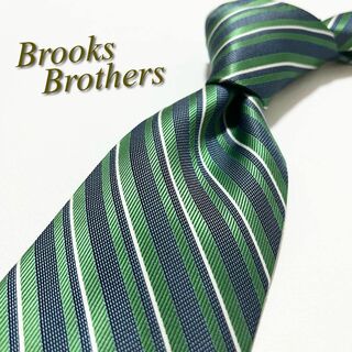 Brooks Brothers - 【美品】ブルックスブラザーズ ネクタイ リバースストライプ柄 シルク アメリカ製