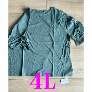 大きいサイズ　4L　無地　Tシャツ(Tシャツ(半袖/袖なし))