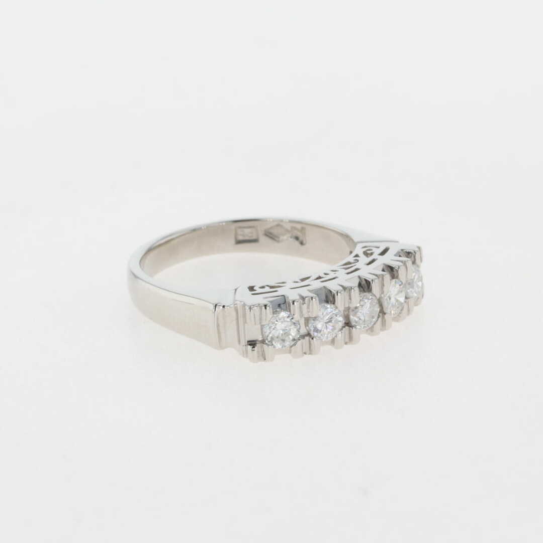 メレダイヤ デザインリング 8.5号 Pt900 【中古】 レディースのアクセサリー(リング(指輪))の商品写真