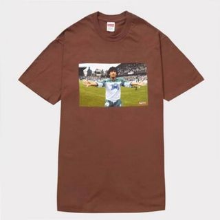 シュプリーム(Supreme)の新品 supreme maradona マラドーナ tee brown XL(Tシャツ/カットソー(半袖/袖なし))