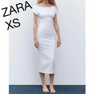 ザラ(ZARA)のミディ丈テーラードワンピース(ロングワンピース/マキシワンピース)