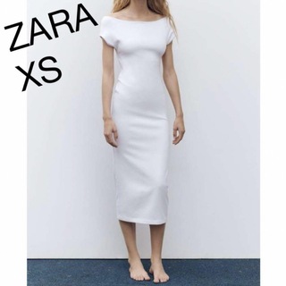 ZARA - ミディ丈テーラードワンピース