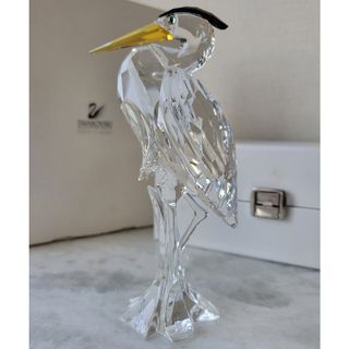 SWAROVSKI - スワロフスキー 『シルバー・サギ』silver heron   箱付き   美品