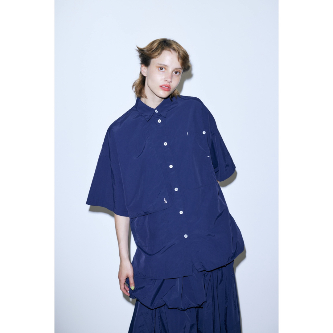 nagonstans(ナゴンスタンス)のnagonstans  ナゴンスタンス　3/4sleeves shirt レディースのトップス(シャツ/ブラウス(半袖/袖なし))の商品写真