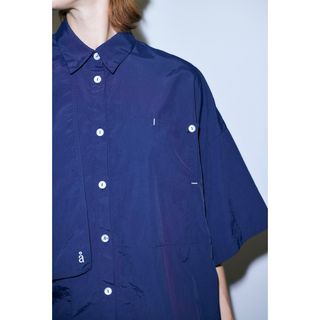 ナゴンスタンス(nagonstans)のnagonstans  ナゴンスタンス　3/4sleeves shirt(シャツ/ブラウス(半袖/袖なし))