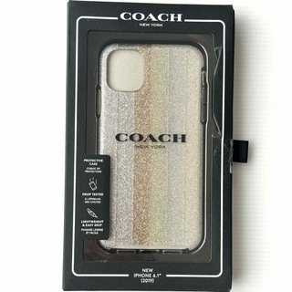 COACH コーチ iPhone 11 ケース グリッター アメリカーナ