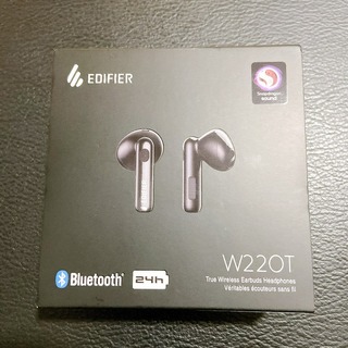 Edifier W220T ワイヤレスイヤホン Bluetooth5.3 黒(ヘッドフォン/イヤフォン)