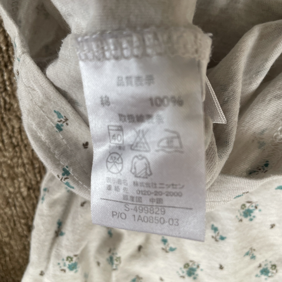 花柄カットソーシャツ レディースのトップス(カットソー(長袖/七分))の商品写真