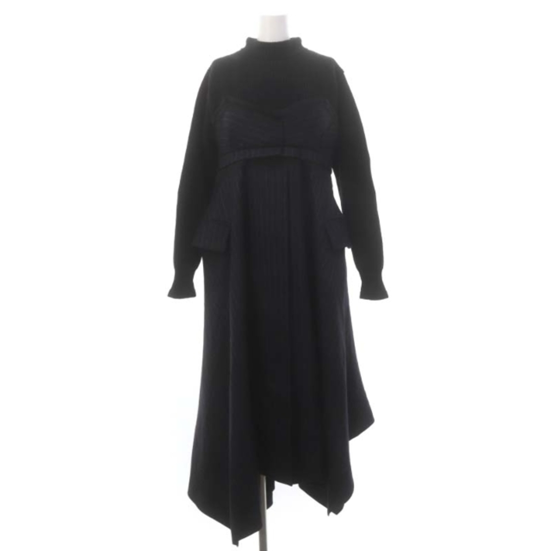 sacai(サカイ)のサカイ 22AW Chalk Stripe Dress ドッキングワンピース レディースのワンピース(ロングワンピース/マキシワンピース)の商品写真