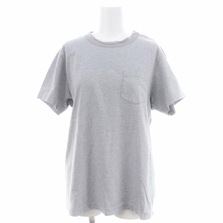 サカイ(sacai)のサカイ sacai コットン ポケット Tシャツ カットソー 半袖 1 グレー(Tシャツ(半袖/袖なし))