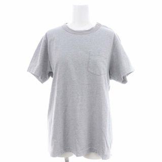 sacai - サカイ sacai コットン ポケット Tシャツ カットソー 半袖 1 グレー