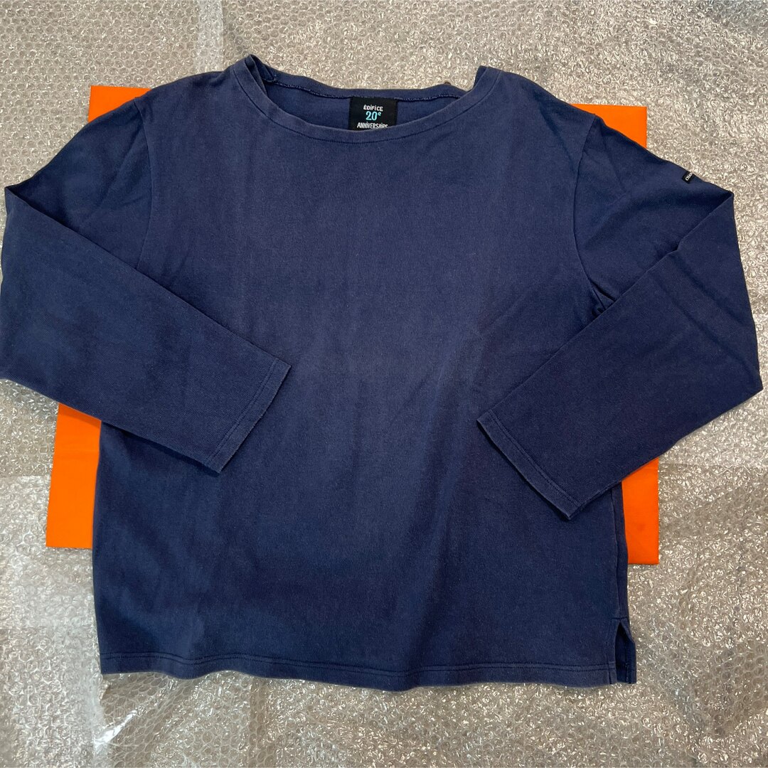 EDIFICE(エディフィス)のエディフィス  EDIFICE　Tシャツ　ダメージTシャツ　半袖　コットン　綿 メンズのトップス(Tシャツ/カットソー(半袖/袖なし))の商品写真