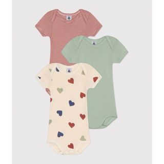 プチバトー(PETIT BATEAU)のプチバトー 18m 半袖肌着 半袖ロンパース(肌着/下着)