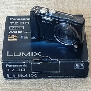 パナソニック(Panasonic)の美品 日本製 LUMIX DMC-TZ30 ルミックス ブラック 20倍(コンパクトデジタルカメラ)