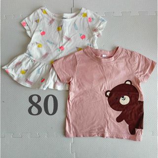 80 Tシャツ2点セット(Ｔシャツ)