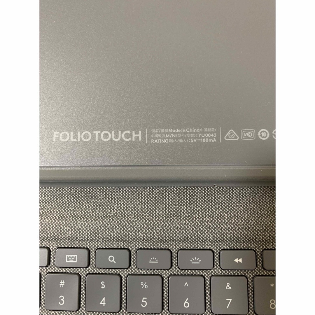 Logicool(ロジクール)のロジクール iPad Pro 11（4,3,2,1）Folio Touch＿Z スマホ/家電/カメラのPC/タブレット(PC周辺機器)の商品写真