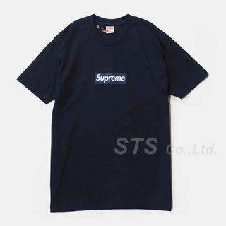 シュプリーム(Supreme)の希少新品 New York Yankees Supreme boxlogo 紺M(Tシャツ/カットソー(半袖/袖なし))