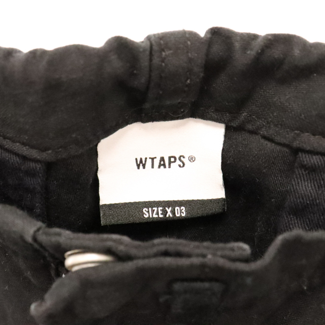 W)taps(ダブルタップス)のWTAPS ダブルタップス 18AW CAPE TROUSERS 182WVDT-PTM02 ケープ トラウザーズ カーゴパンツ ブラック メンズのパンツ(その他)の商品写真